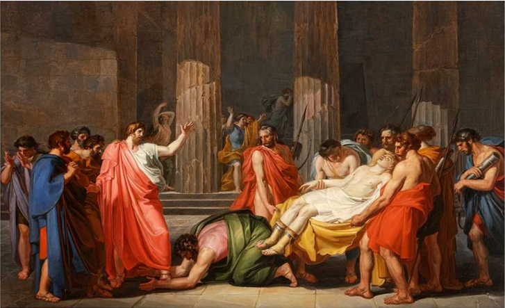 Death of Alexander the Great, 323, June (Nicola de Laurentiis) (1783-1832)