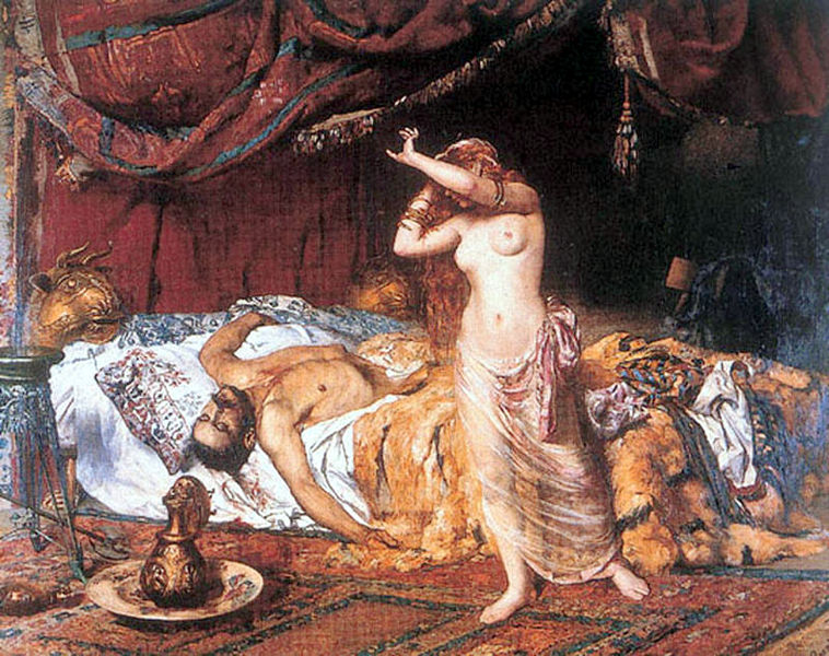 Death of Attila, 453 C.E., painted by 
Ferenc Paczka  (1856–1925) Location TBD