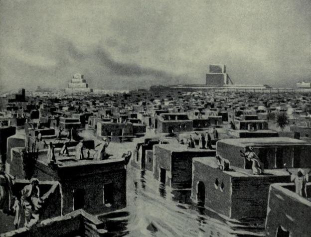 Assyrian siege of Babylon - flood city
