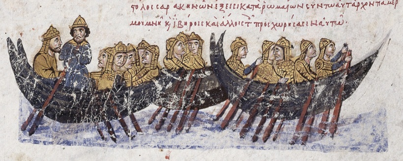 Amphibious invasion and conquest of Crete by Andalusian exiles led by Abu Hafs Omar, (824-828)