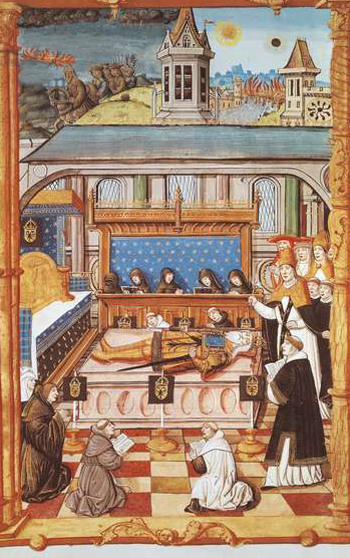 Death of Charlemagne, 814, January 28