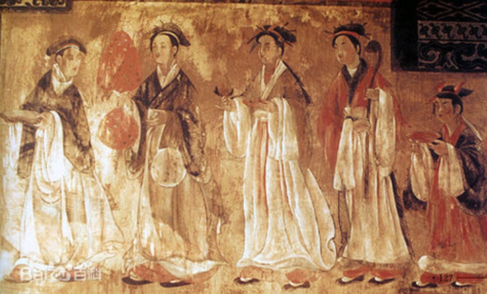 Dahuting Attendants ca. 25-200 CE (Henan)