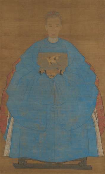 A Lady, wife of Yizhai, ca. 1561 (Ruan Zude) The Metropolitan Museum of Art, New York, NY, 59.49.2,  明　阮祖德　抑齋曾叔祖八十五齡壽像　軸