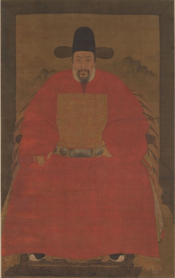 明　佚名　人物像　軸, A Man, ca. 1600 (Unknown Artist) The Metropolitan Museum of Art, New York, NY,  51.39.4