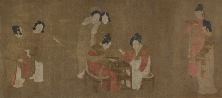 Palace Ladies playing double sixes, ca. 1220, National Gallery of Asian Art, Washington, D.C., F1960.4