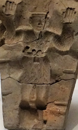 Standing Figure, ca. 550 BCE (Jin - Spring and Autumn) National Museum of China, Beijing, 立人陶范 03679