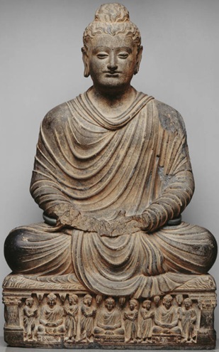 Buddha, ca. 200 CE (Gandhara) Seattle Art Museum, WA, 33.180