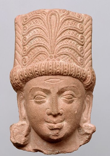 Indra, ca. 150 CE  (Uttar Pradesh - Mathura or Ahicchatra) The Metropolitan Museum of Art, New York, NY, 1987.218.12a