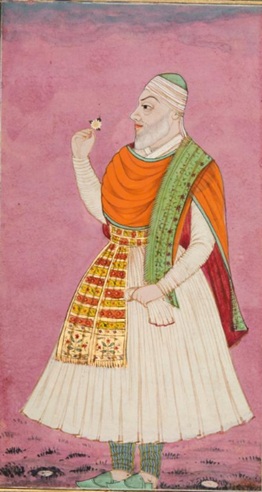 A Man holding a Flower, ca. 1675 (Unknown Artist) Philadelphia Art Museum, PA, 1996-120-18a,b