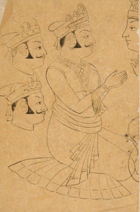 A Nobleman, ca. 1850 (Jodhpur School) Philadelphia Art Museum, PA, 1994-148-418