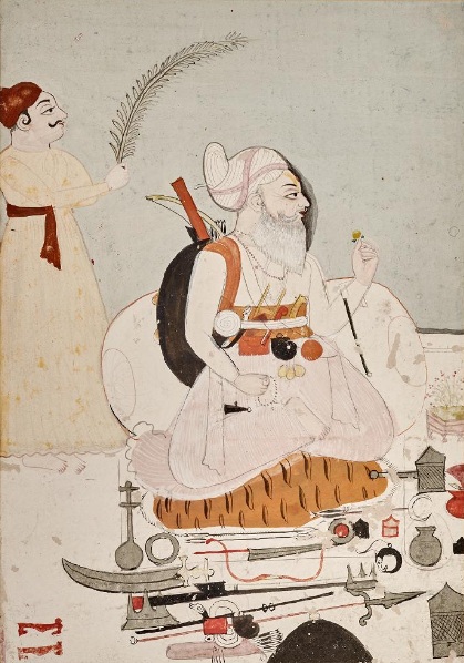 A Raja, n.d. (oil on paper) Dallas Museum of Art, Texas, DS.1990.30