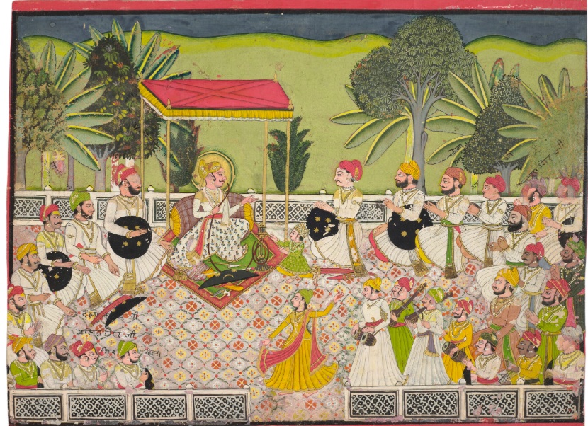 Rao of Uniara holding court, ca. 1780 (Rajasthan)