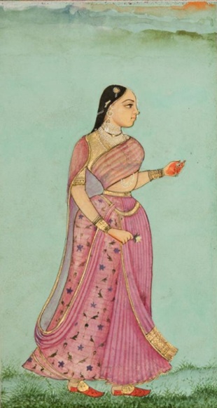 A Woman, ca 1700 (Unknown Artist) Philadelphia Art Museum, PA, 1996-120-10a,b