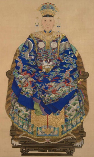 A Woman, wife of sixth-rank civil official, ca. 1850 (Unknown Artist) Royal Ontario Museum, Toronto, 921.1.139