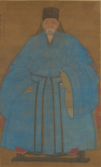 Yizhai, ca. 1561 (Ruan Zude) The Metropolitan Museum of Art, New York, NY 59.49.1, 明　阮祖德　抑齋曾叔祖八十五齡壽像　軸