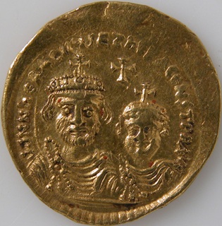 613-641 CE  (Byzantine - Gold)  The Metropolitan Museum of Art, New York, NY, 	99.35.104