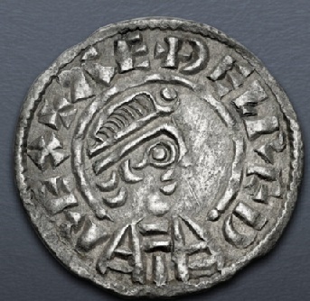 Aethelred (r. 865-871), ca. 867 (Canterbury Mint - AR Penny)