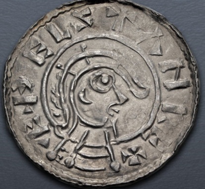 Aethelstan (r. 924-939) ca. 924 CE (North Eastern II Mint - AR Penny)
