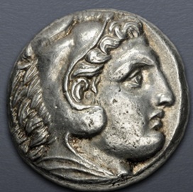 Alexander Great (Herakles),   332-326 BCE   (Amphipolis mint - AR Tetradrachm