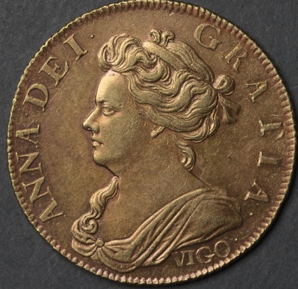 Anne, ca. 1703 (England - Gold Guinea) Cleveland Museum of Art, OH, 1969.204