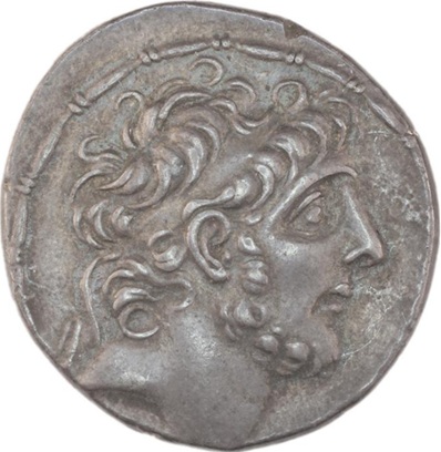 Antiochus IX Cyzicenus Philopater, ca. 114 BCE (Syria - AR) The British Museum, London, RPK,p191A.6.AntVIII  
