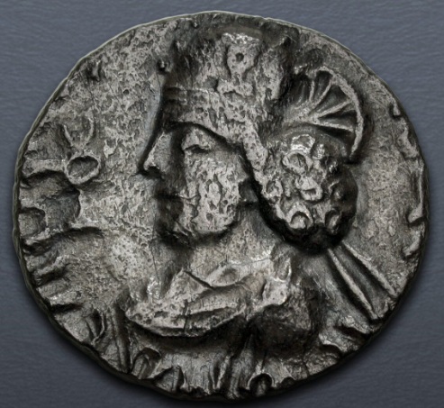 Aspabharata, ca. 50 CE (Indo-Parthian - Gondopharid - Sind mint - AR Drachm)