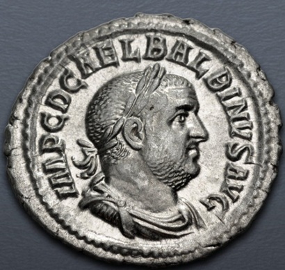 Balbinus, 238 CE  (Rome mint - 1st emission AR Denarius)