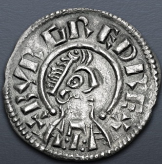 Burgred (r. 852-874) (London Mint - AR Penny)
