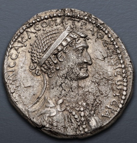 Cleopatra VII, 36 BCE   (Antioch mint -  AR Tetradrachm)