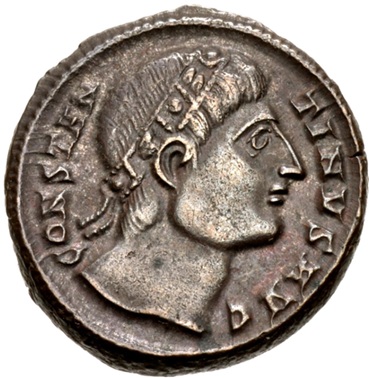 Constantine I, 327-329   (Heraclea mint - 1st officina - AE Follis)
