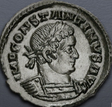 Constantine I, ca. 314 CE (Londinium mint  AE Follis)