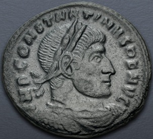 Constantine (r. 306-337), ca 316 CE  (Rome Mint - AE Follis)