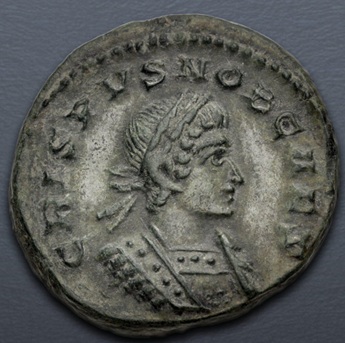 Crispus, 317 CE (London Mint - AE Follis)