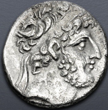 Demetrios III Eukairos, ca. 91-90 BCE (SE 222) (Damaskos mint - AR tetradrachm)