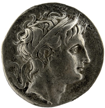 Demetrius Poliorcetes, 290-289 BCE  (Amphipolis mint - Silver tetradrachm)  Canellopoulos Museum, Athens, Code N 28