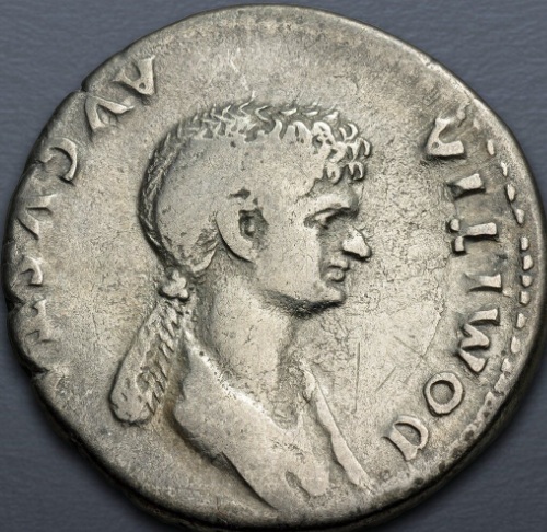 Domitia, Augusta, ca. 82 CE  (Asia Minor - AR Cistophorus)