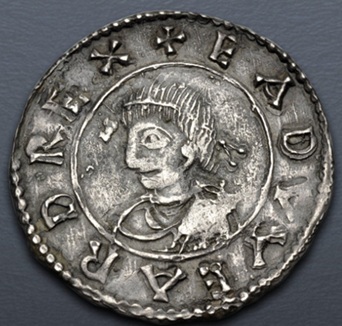 Edward the Elder (r. 899-924)  ca. 920 (London Mint - AR Penny)