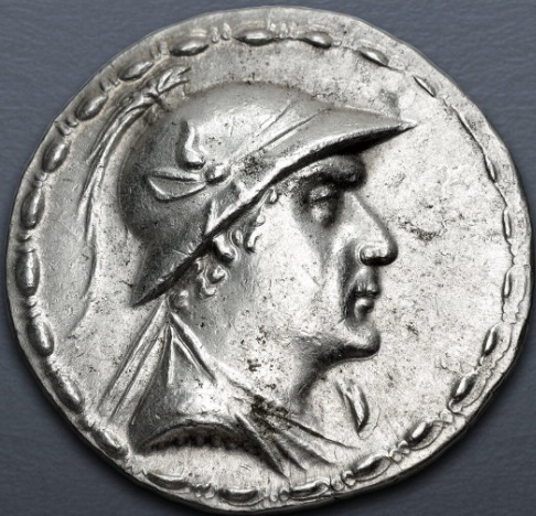 Eukratides I Megas, ca 170-145 BCE (Bactria   mint - AR Tetradrachm)