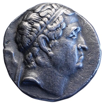 Euthydemus I, ca. 195 BCE (Bactrian mint -  AR tetradrachm) The British Museum,  London,  G.1157