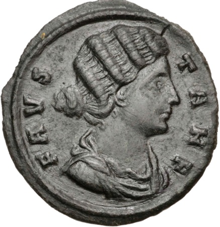 Fausta, 318-319  (Thessalonica mint - AE Follis)