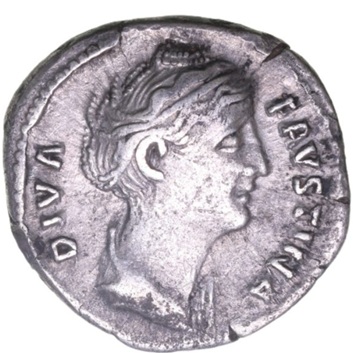 Faustina, 138-161 CE (Rome Mint - Silver Denarius)