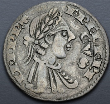 Frederick II, Holy Roman Emperor, ca. 1236 (Bergamo Mint - AR Mezzo Grosso)