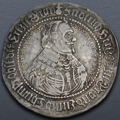 Freidrich of Braunschweig-Lüneburg-Celle, 1637  (Clausthal mint - AR Taler) 