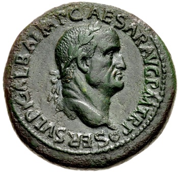 Galba, 68 CE  (Rome Mint - AR Sestertius)