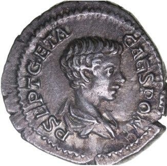 Geta, 209-211 CE (Rome Mint - Silver Denarius)