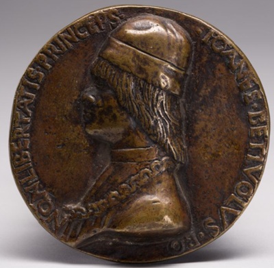 Giovanni II Bentivoglio,  ca. 1475  (Sperandio of Mantua) (1431-1504)  Lviv National Art Gallery С-II-696