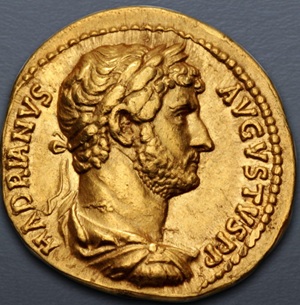 Hadrian, ca. 128 (Rome Mint - Aureus)