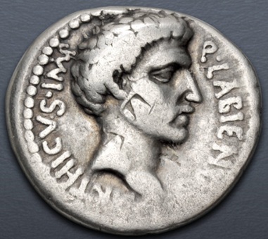 Labienus, ca 40 BCE (Syria or southeastern Asia Minor mint -  AR- Denarius)