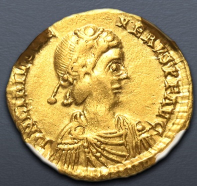 Libius Severus, 411-413 CE (Ravenna Mint gold solidus)