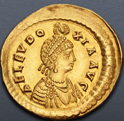 Licinia Eudoxia, Augusta, 439-440 (Constantinople mint - AV Solidus)